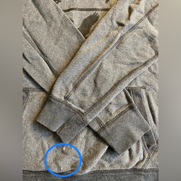 Men’s American Eagle Hoodie Sweatshirt Grey Size Small - Picture 4 of 8